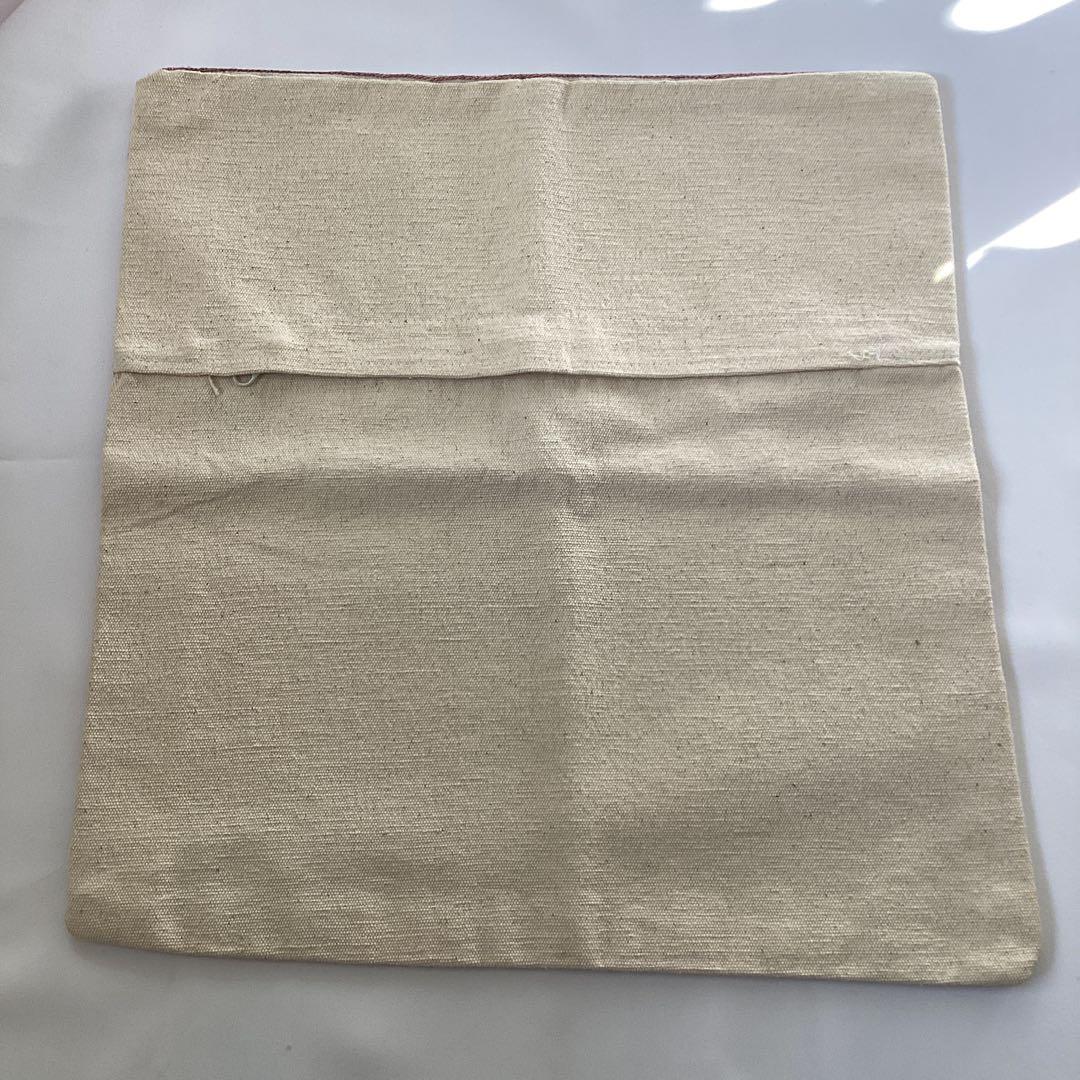 ネパール　手刺繍　クッションカバー　2枚セット