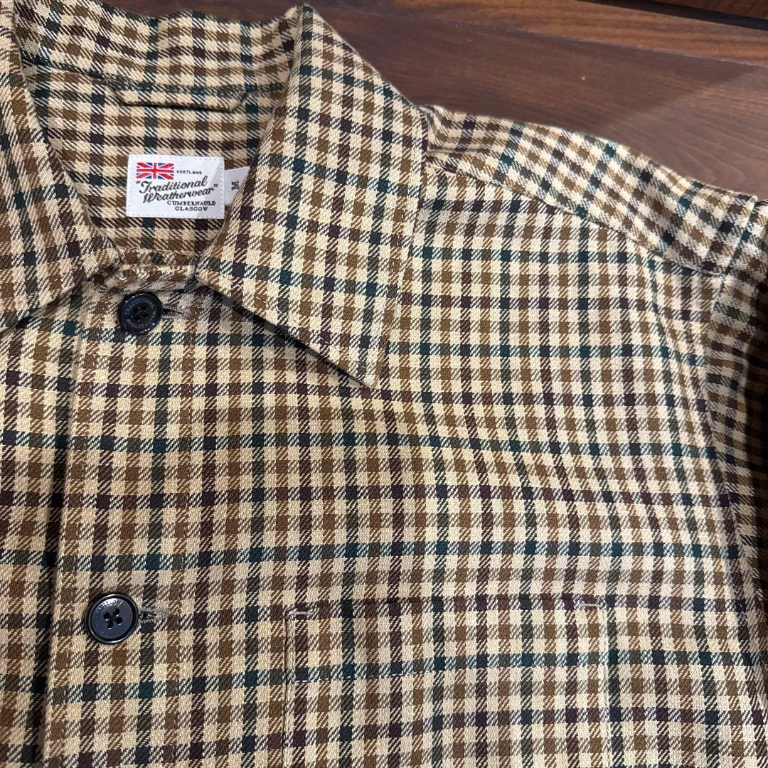 新品未使用Traditional Weatherwear チェック柄シャツ M