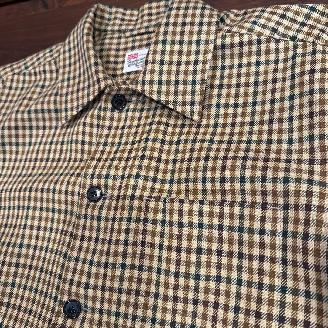新品未使用Traditional Weatherwear チェック柄シャツ M
