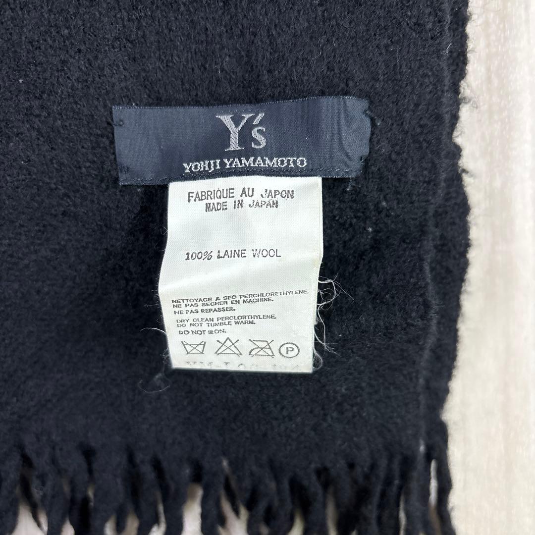 Y's Yohji Yamamoto ブラックマフラー　ARCHIVE オールド