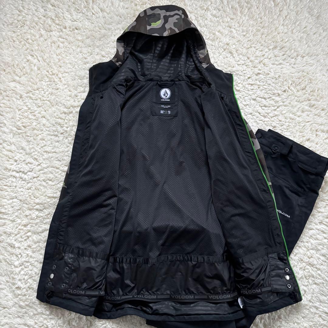 最高峰 VOLCOM ボルコム スノーボードウェア メンズ セットアップ L