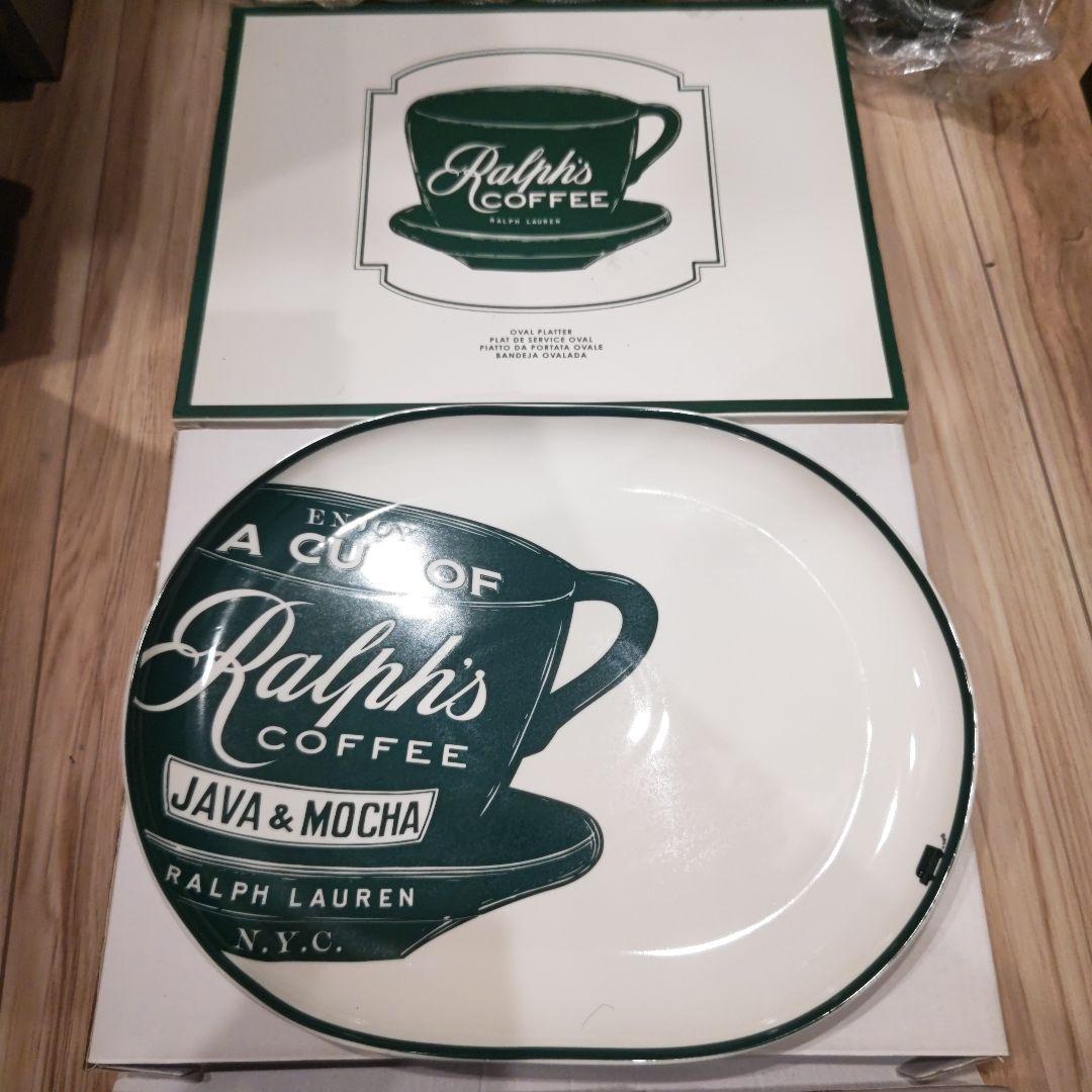 ラルフローレンカフェ Ralph Lauren コーヒーカップデザイン皿