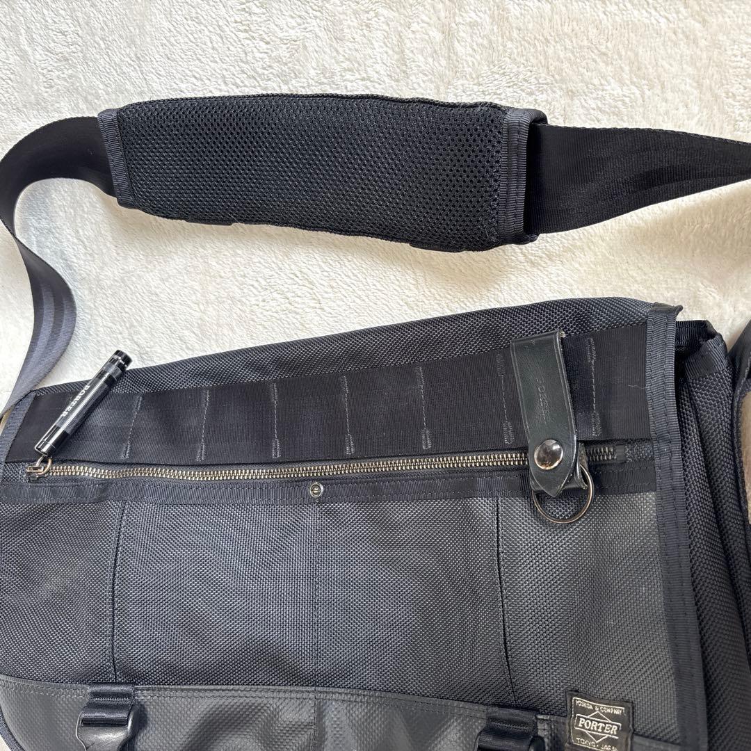 PORTER ポーター HEATヒート メッセンジャーバッグ L　マグライト付