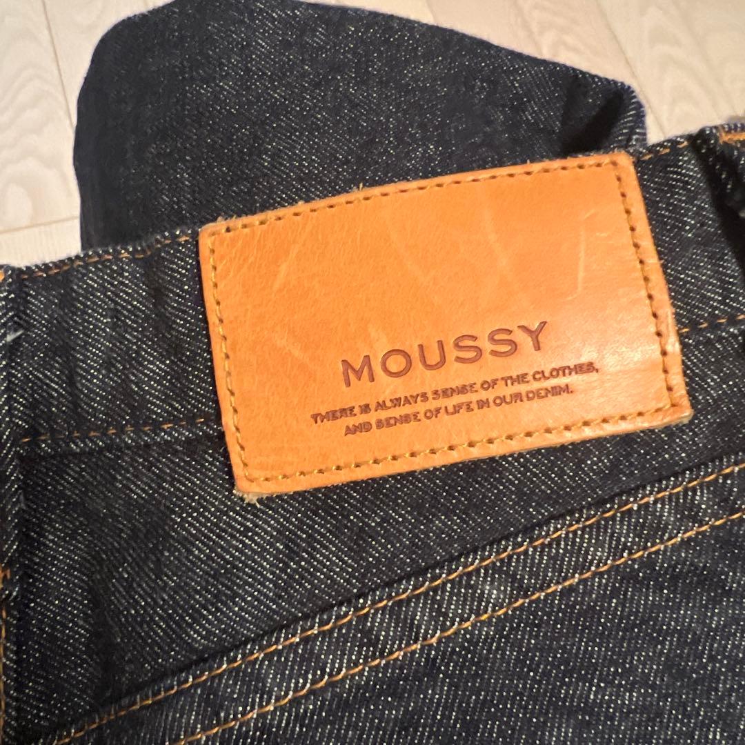 MOUSSY MVS BLACK FLARE フレアデニム　25インチ