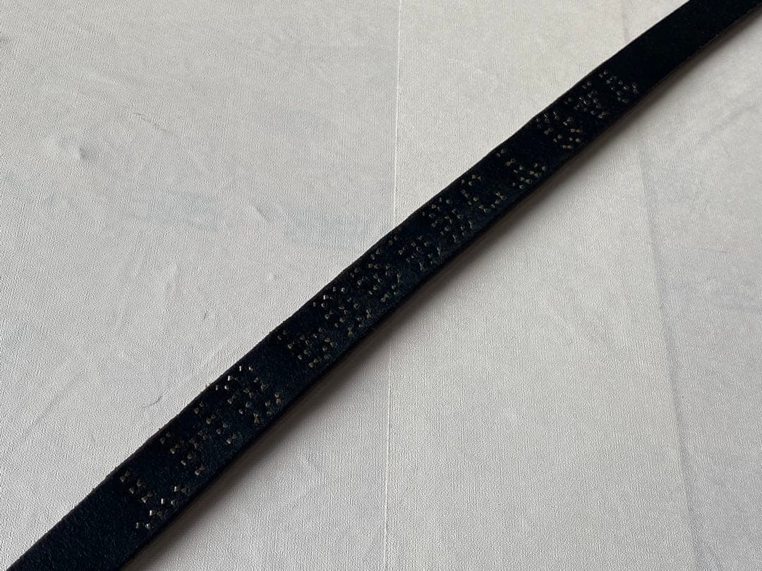 KJ着Rottweiler leather studs belt cootie