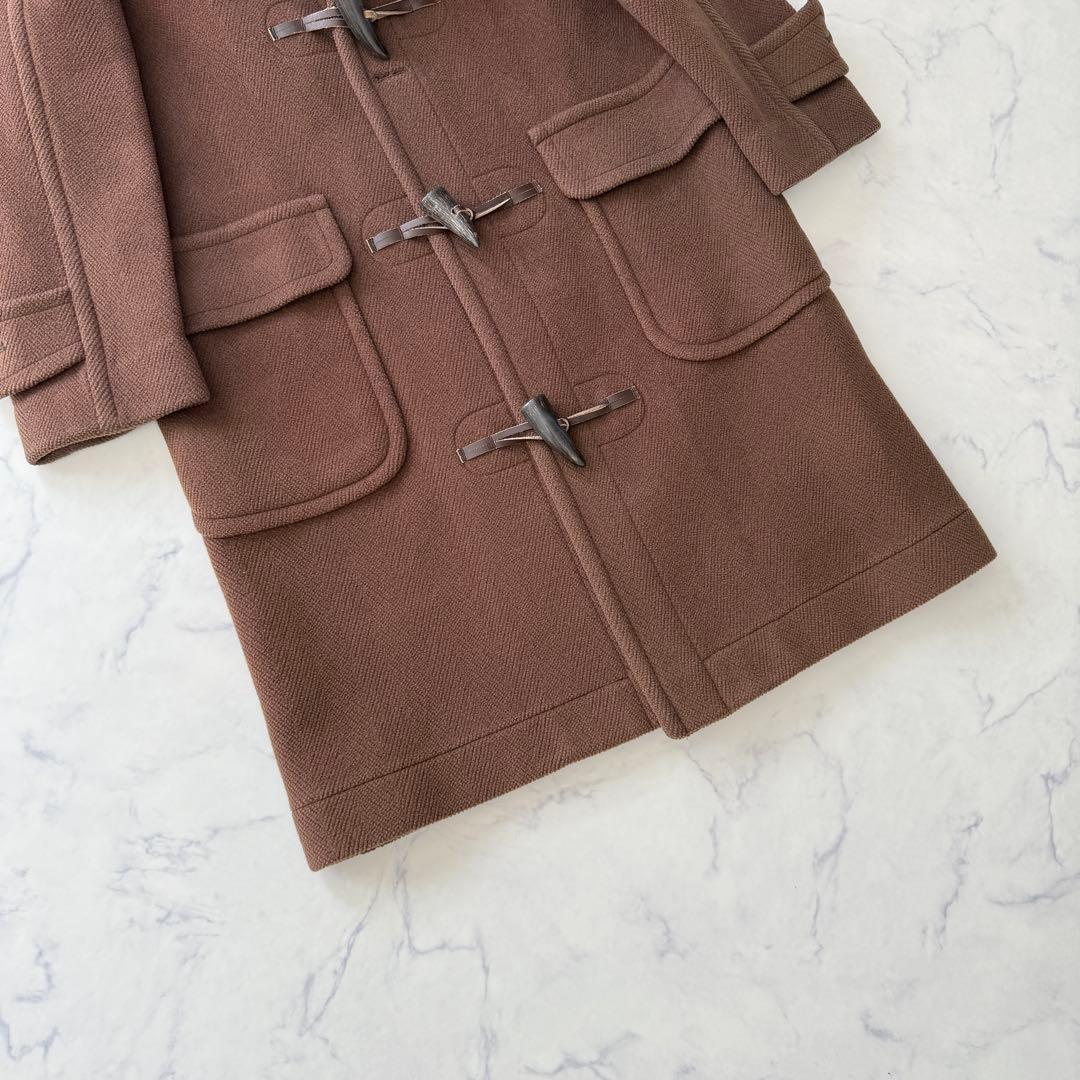 ☆美品☆ オールドイングランド　ヘリンボーン　ダッフルコート　ブラウン　トグル