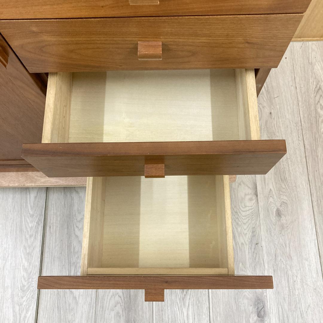 アーリータイムスアルファ　食器棚　エテルノ　ウォールナット　旭川家具　北海道