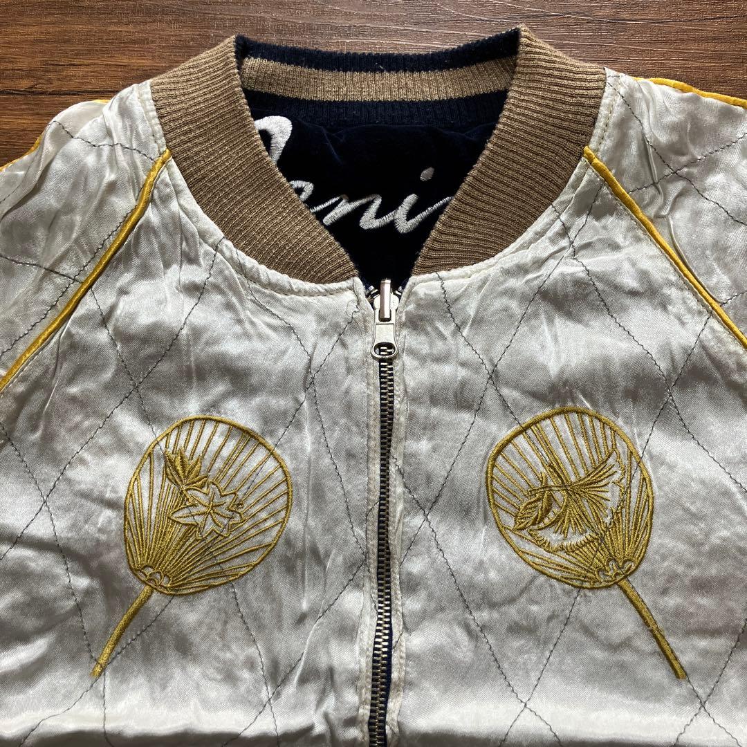 ドゥニーム　スカジャン　リバーシブル　別珍　レーヨン　旧ドゥニーム　SHINS期