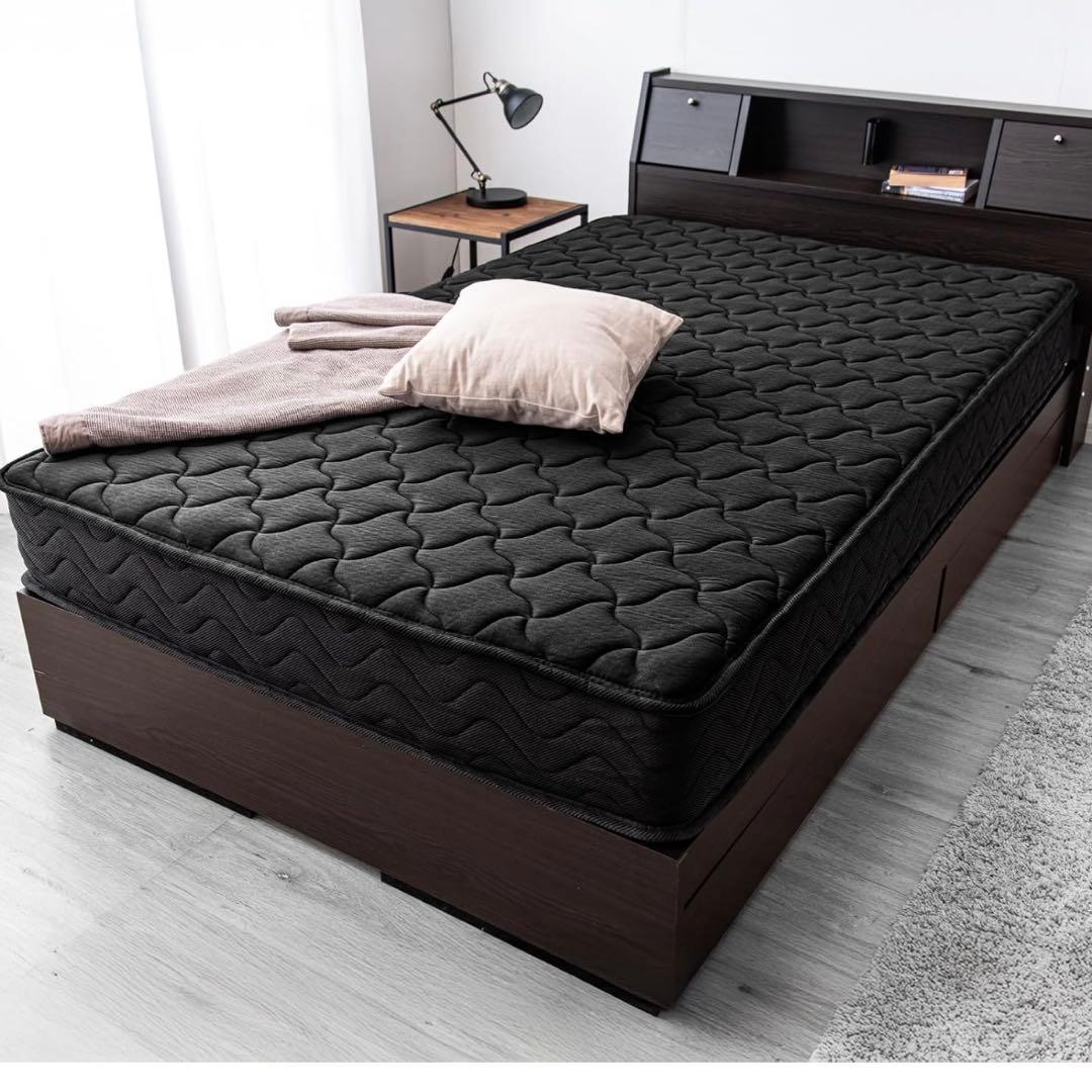 タンスのゲン マットレス シングル　ブラック