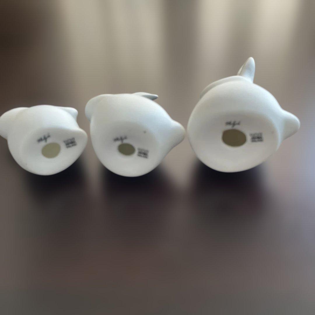 アラビア　ヘルヤ　ウサギ型置物 3個セット