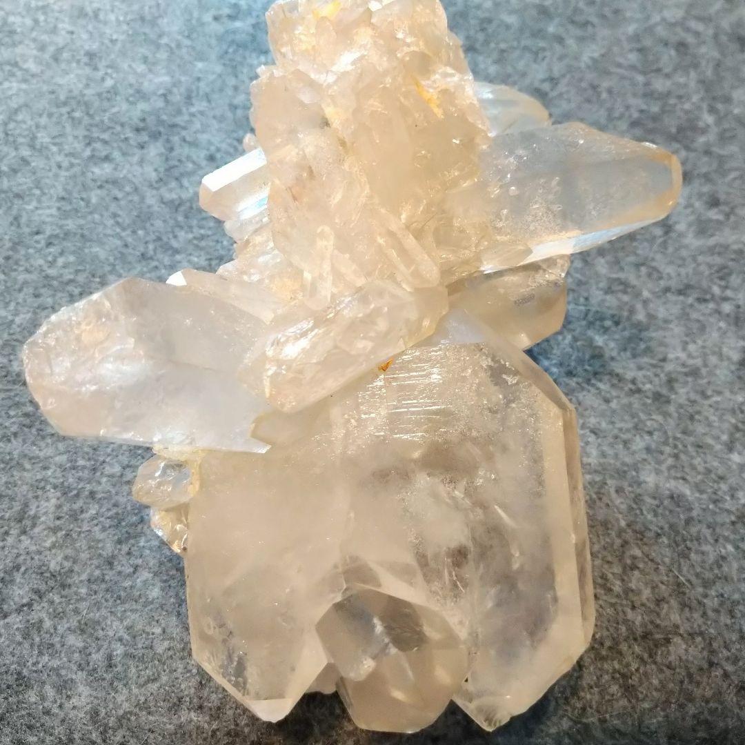 水晶④ ブラジル産 クラスター 772g 原石