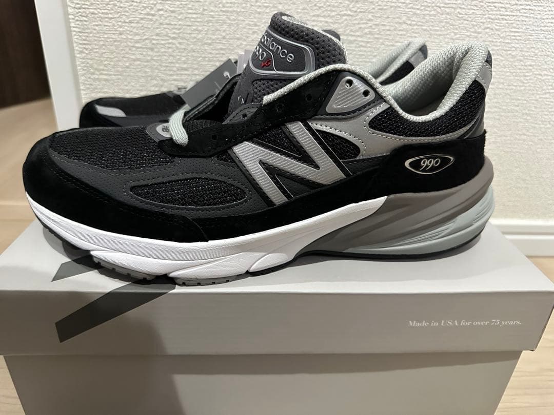 靴 New Balance 990V6 Black