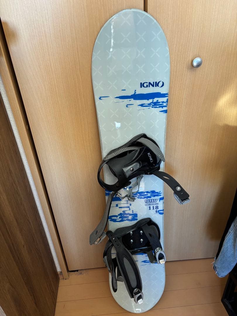 IGNIO スノーボード 118 ホワイト/ブルー