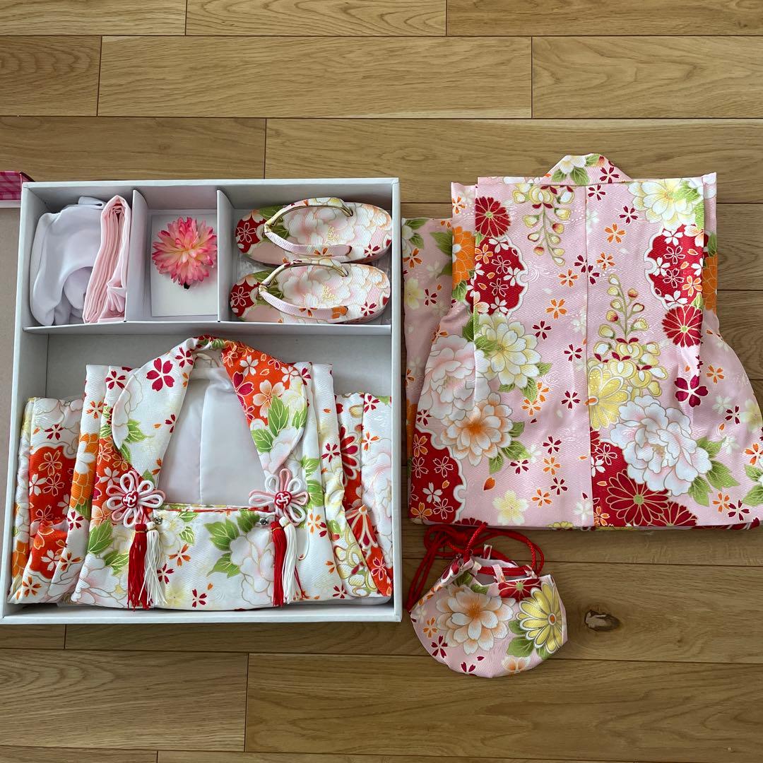 七五三　セット　和装　着物　振袖　3歳女の子