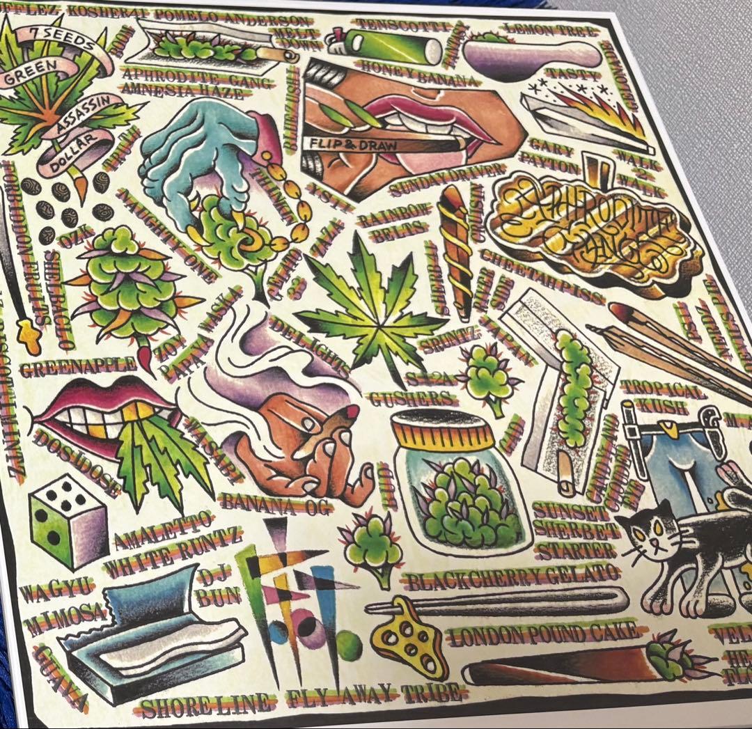 舐達麻 FLIP&DRAW GREENASS ASSASSIN DOLLAR