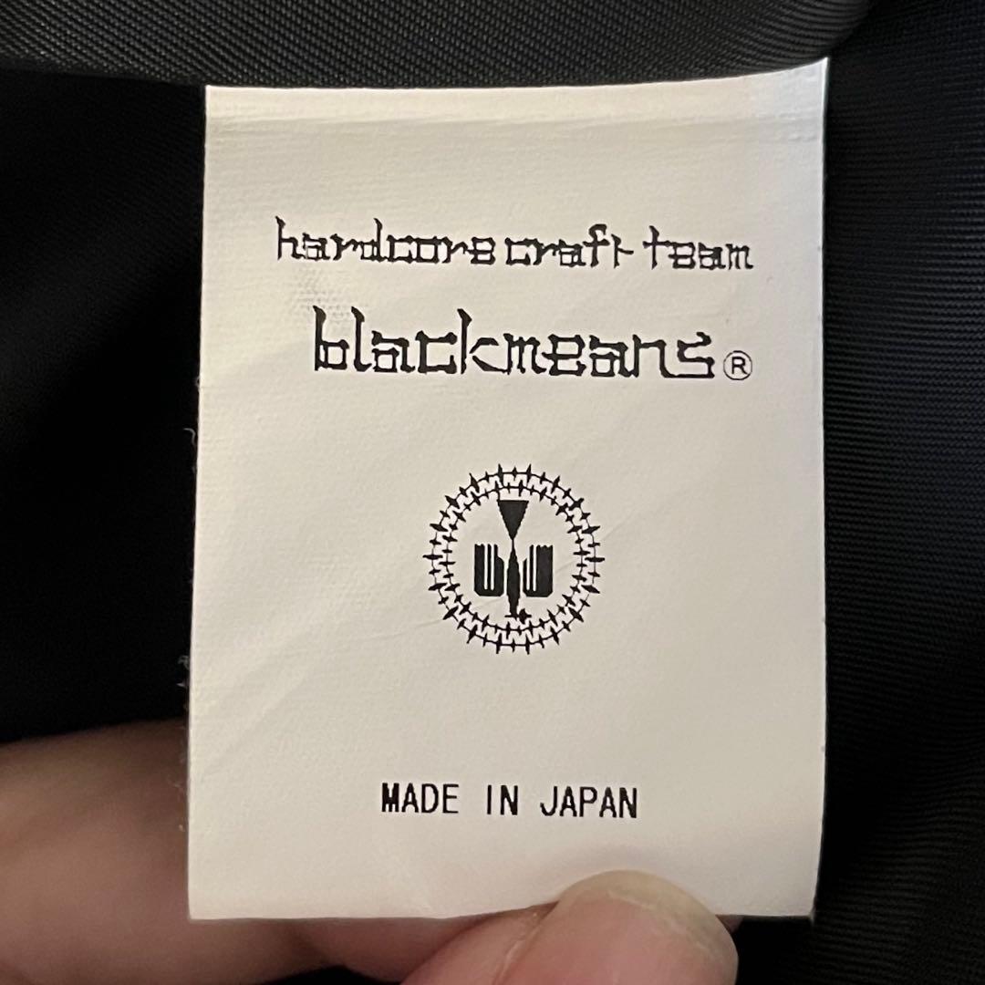BLACKMEANS／ラムレザーライダースジャケット