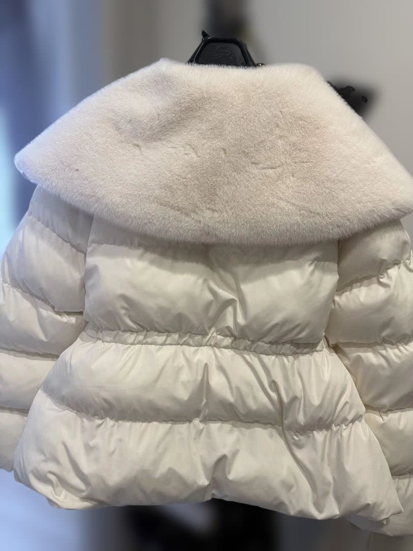 a*〇様 CELFORD ファー襟付キルティングショートコート アイボリー36
