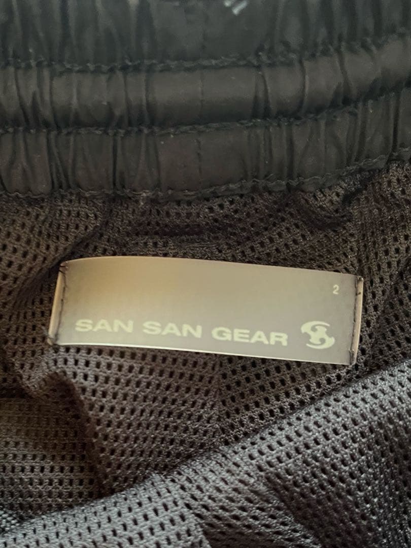 SAN SAN GEAR 24ss 変形ナイロンパンツ　ブラック