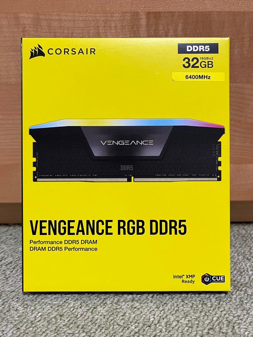 【新品未開封】Corsair メモリ RGB DDR5 32GB 6400MHz