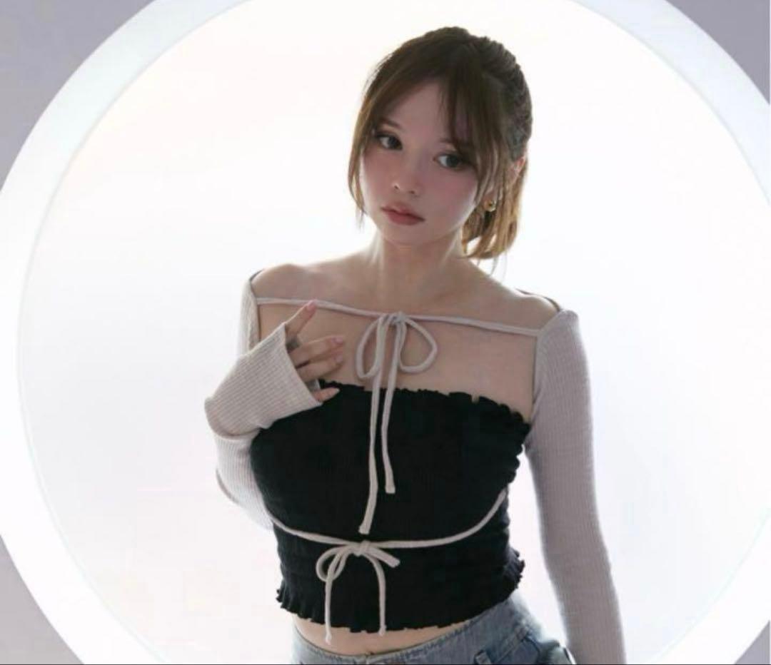 トップス ANDMARY Mei shirring