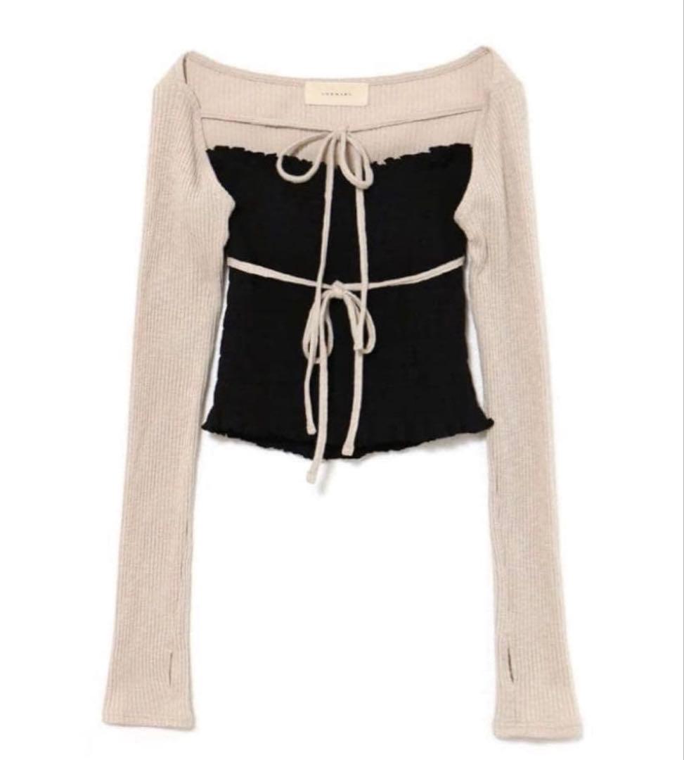 トップス ANDMARY Mei shirring