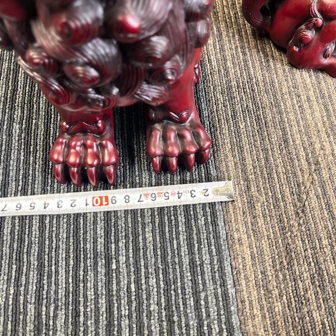 寿山石 じゅざんせき 獅子置物