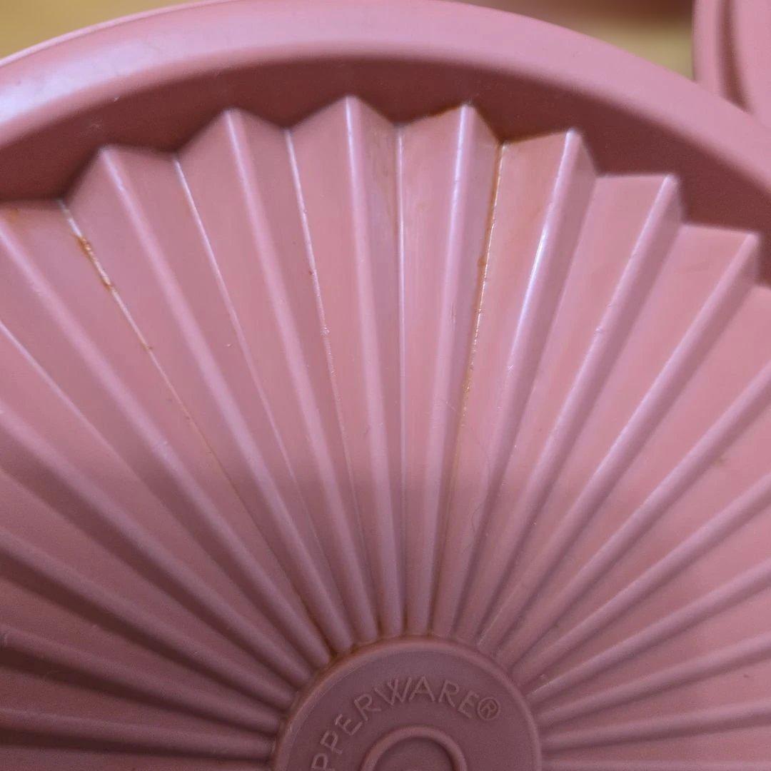 Tupperware くすみピンク 保存容器5セット