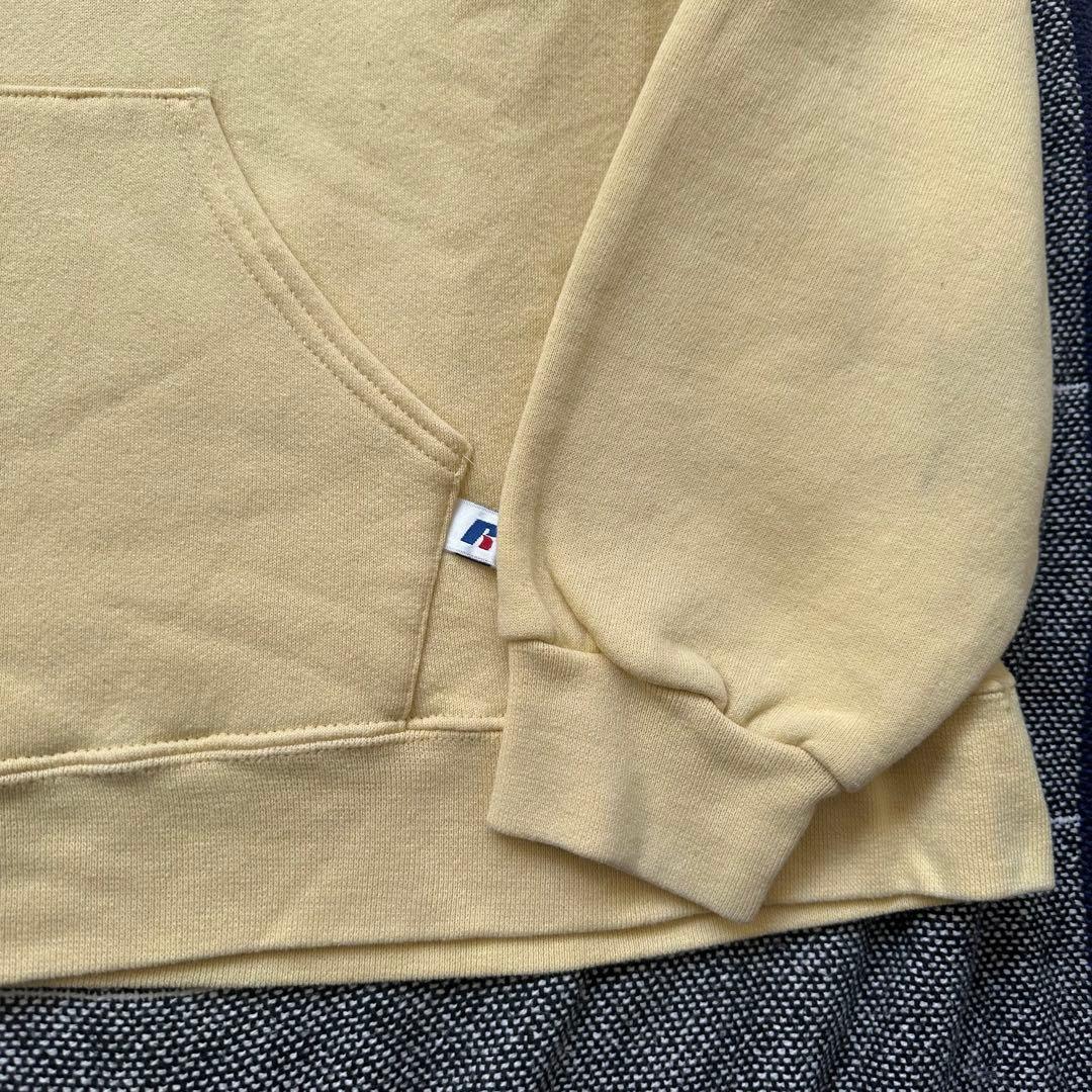 トップス 00s Russel Athletic Hoodie y2k 90s lemon