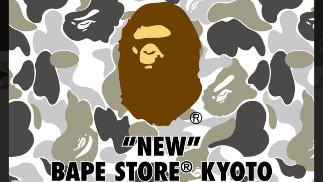 アベイシングエイプ　永楽屋コラボ　がま口　新品未使用　ABC camo 京都限定