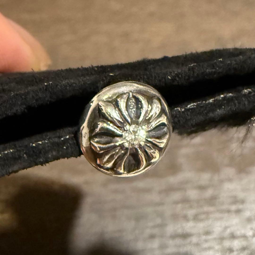 クロームハーツ　クロスボール　ダイヤ　ピアス