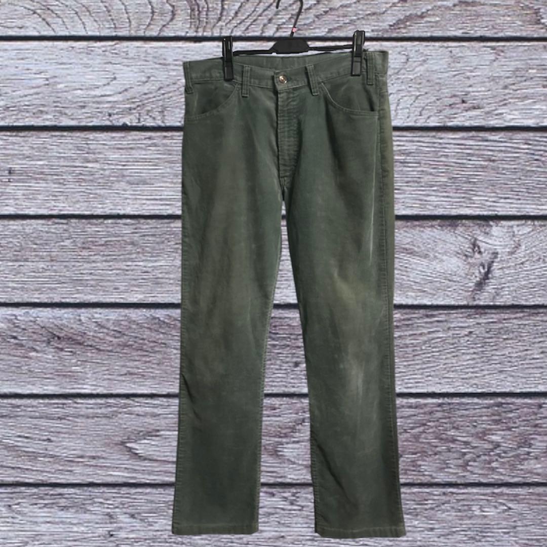 80s Levi's リーバイス 519 コーデュロイ　ダークグリーン USA製