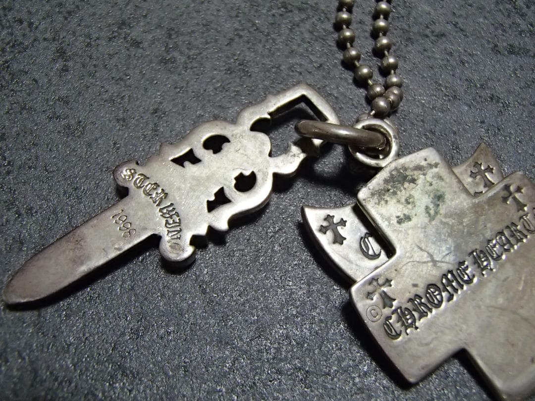 週末特別価格　チェーン Chrome Hearts トップシルバー