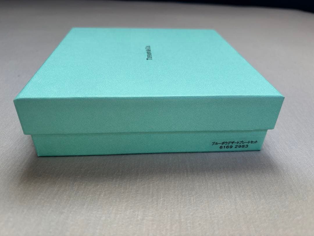 ✴︎新品未使用✴︎Tiffany ブルーボウデザートプレート 2枚　ティファニー