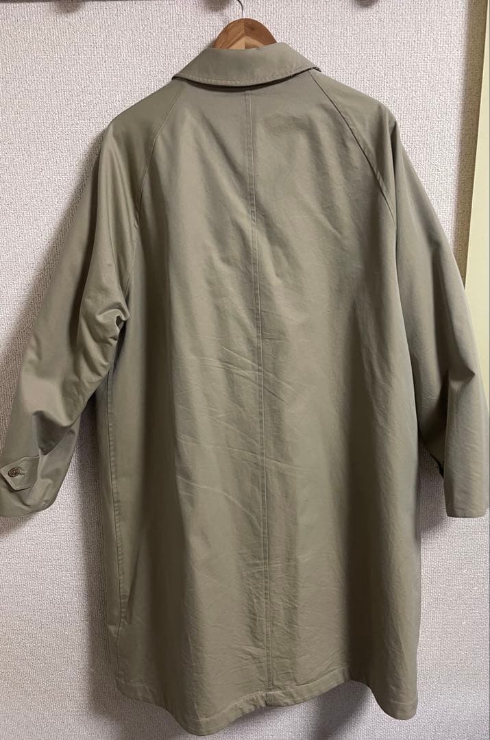 ANATOMICA リバーシブルシングルラグランコート ベージュ