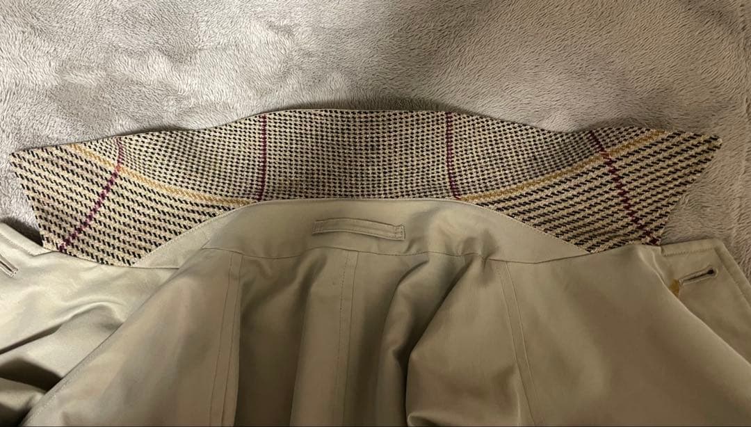 ANATOMICA リバーシブルシングルラグランコート ベージュ
