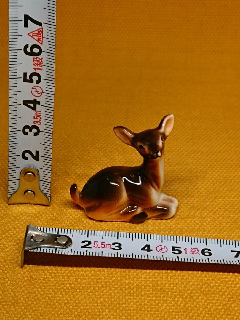 シカ　鹿　陶器　オブジェ　置物　インテリア　工芸品　美術品　A2783
