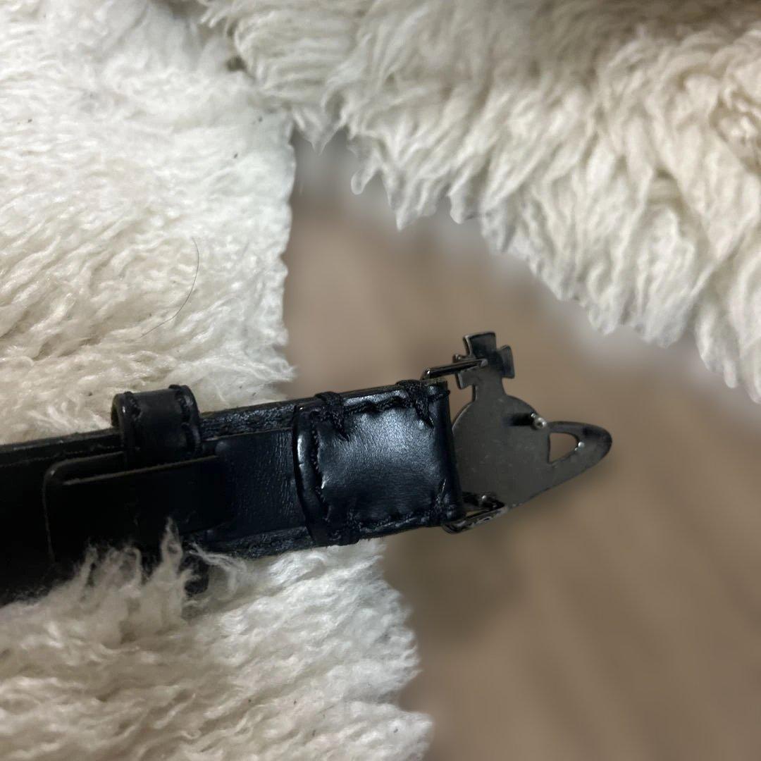vivienne westwood レザーベルト オーブバックル