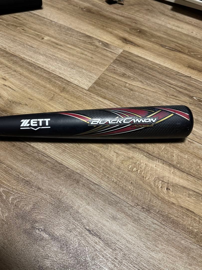 【美品】 BLACK CANNON A-Power ZETT 一般軟式用バット