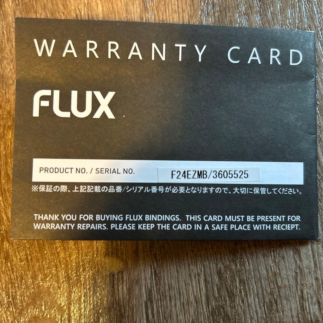 【新品未使用】FLUX EZO 24-25モデル Mサイズ