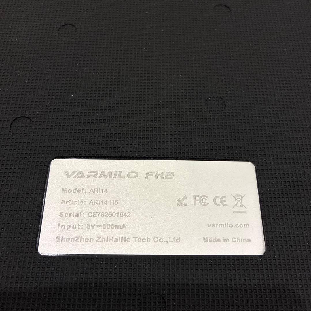 VARMILO fk2 ブラック　数回の使用美品！