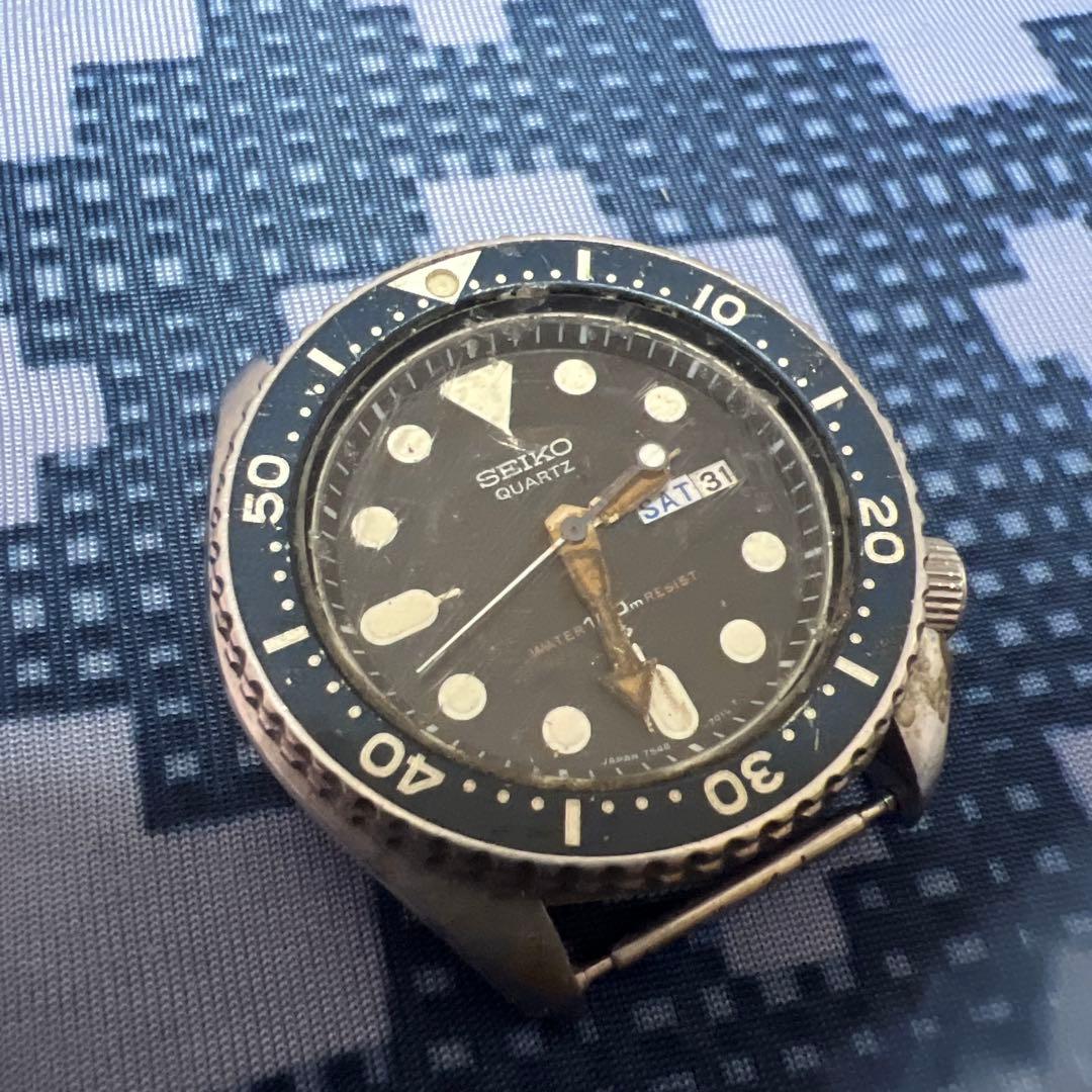 ビンテージ　SEIKO ダイバー　100m 7548-7000 ジャンク
