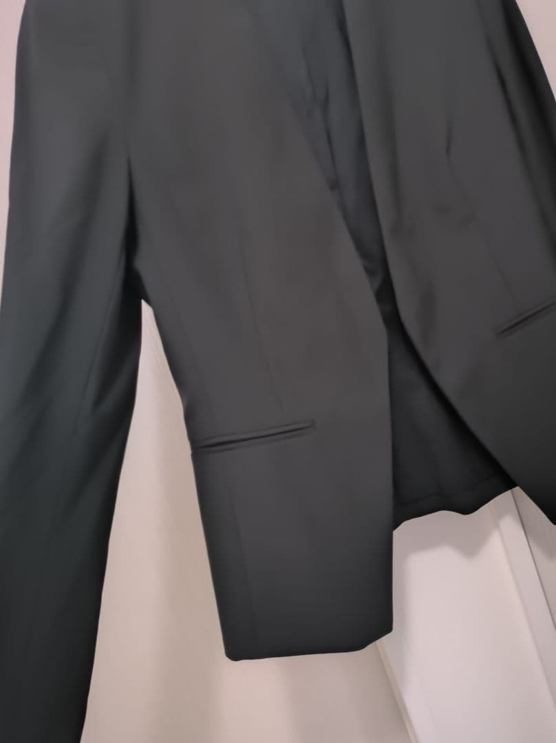 美品✨ノーカラー セットアップ パンツ LANAIスーツ ブラック 00