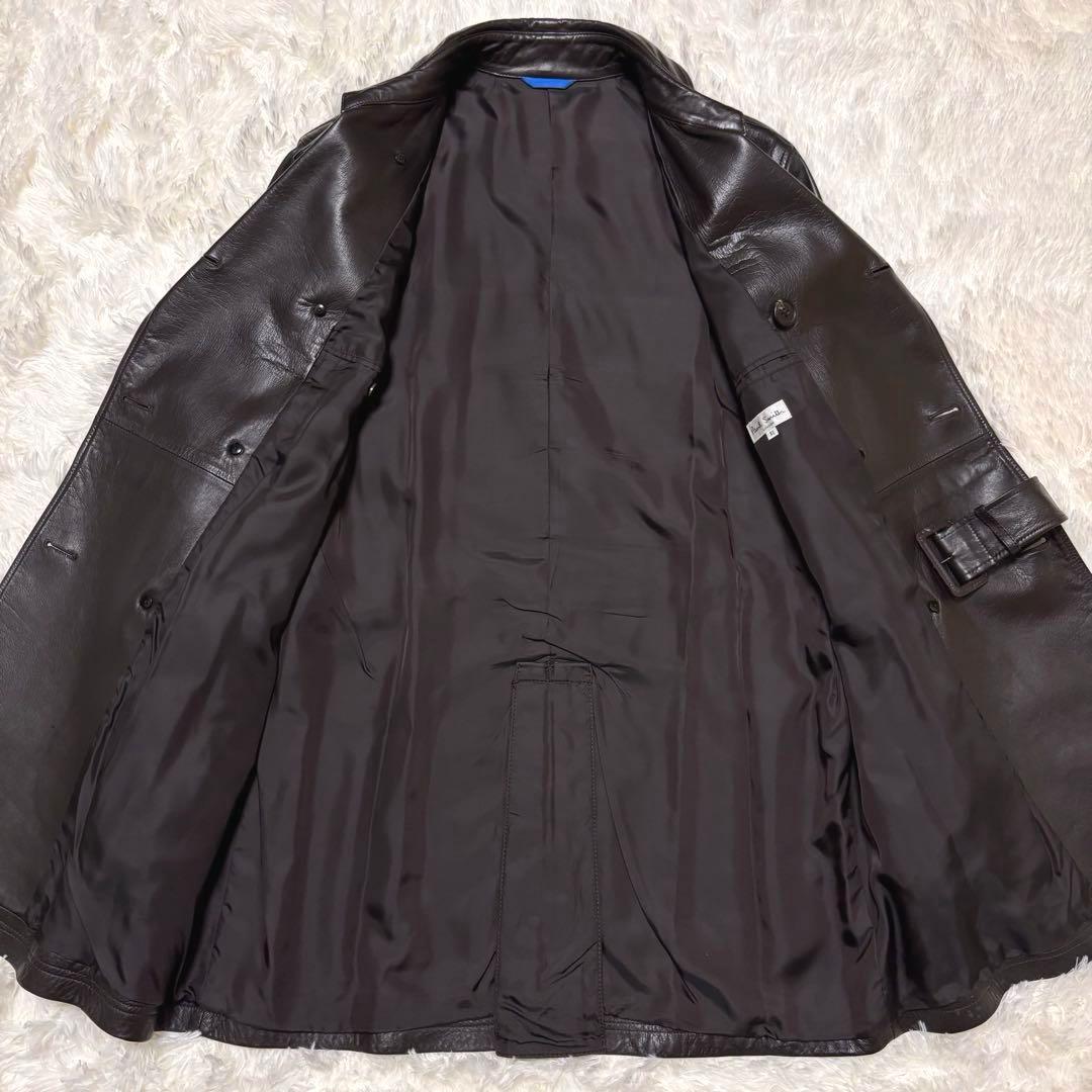JIMIーDORIX　ポールスミス　トレンチコート　シープスキン　ブラウン