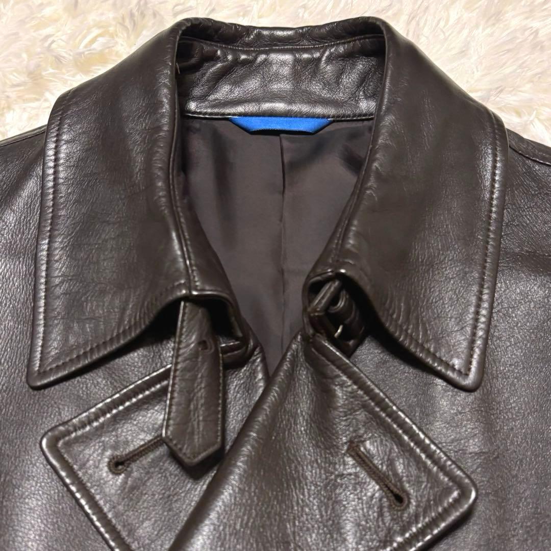JIMIーDORIX　ポールスミス　トレンチコート　シープスキン　ブラウン