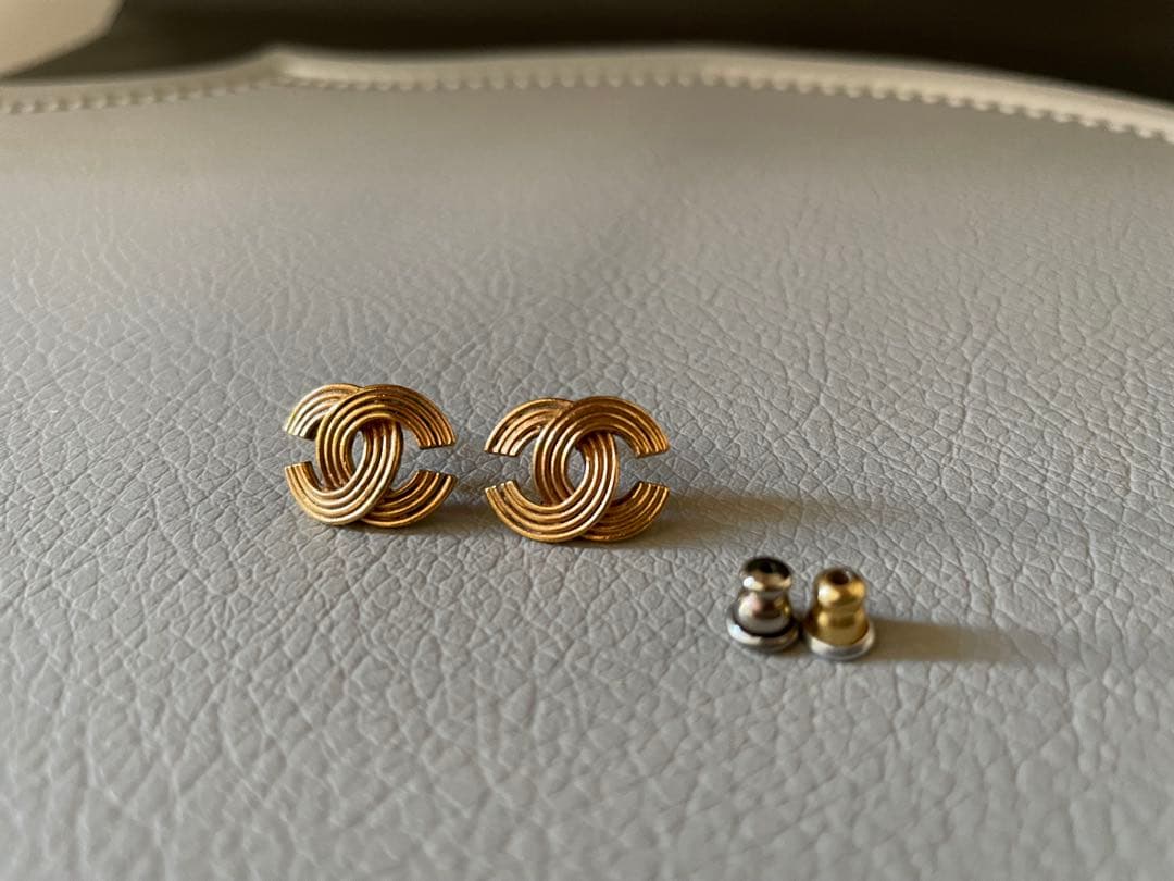 ☆希少 美品☆CHANEL シャネル ココマーク ゴールド ピアス