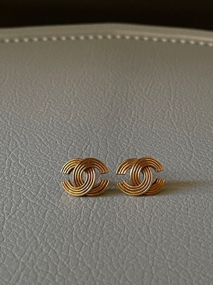 ☆希少 美品☆CHANEL シャネル ココマーク ゴールド ピアス