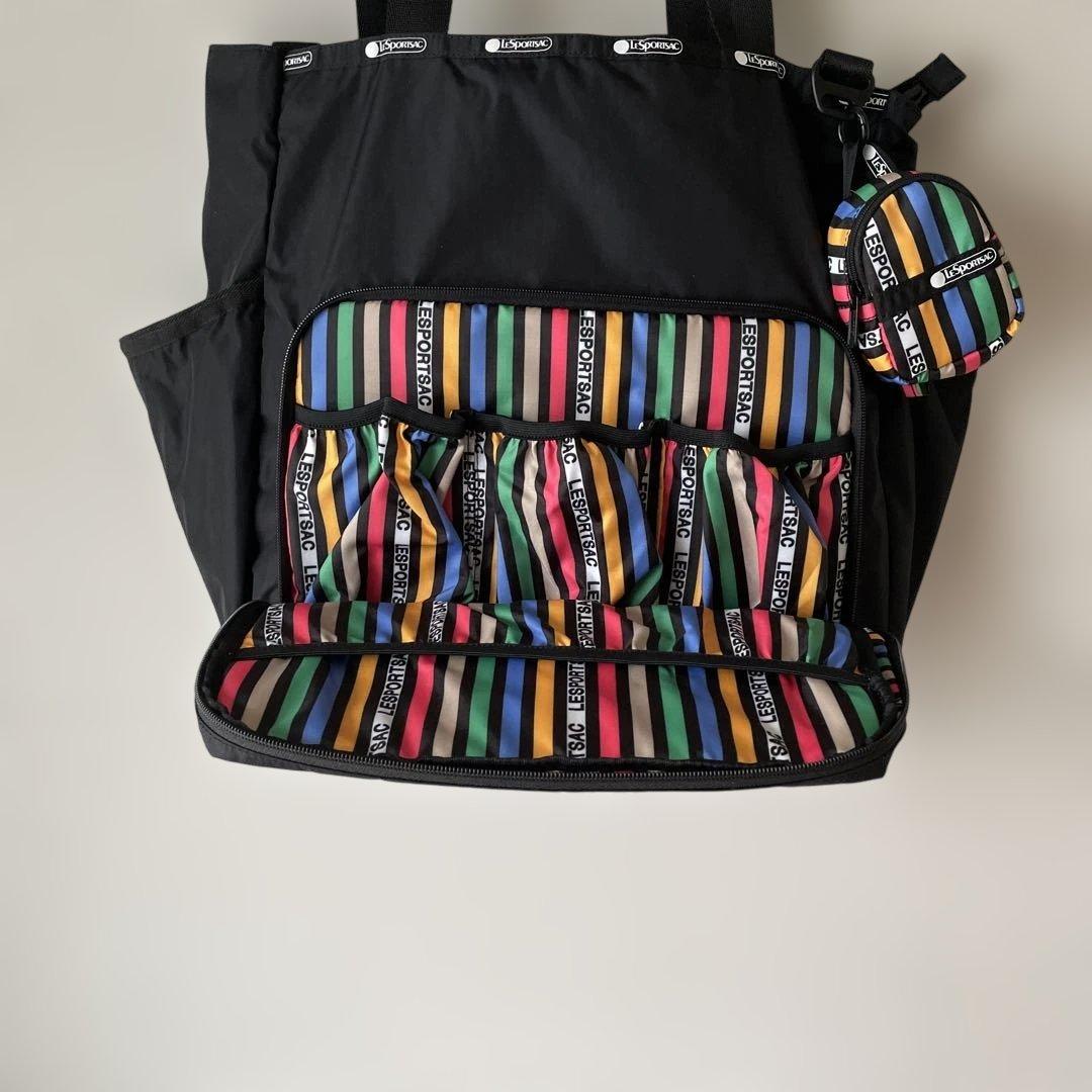 LeSportsac マザーズバッグ ポーチ付き