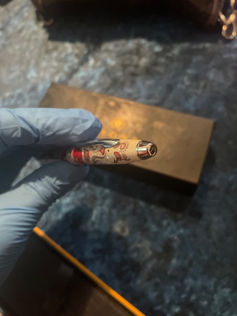 CROSS 花柄ボールペン 専用ボックス、説明書付き！美品！安い新品‼️