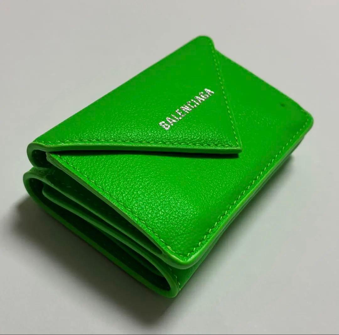 BALENCIAGA 三つ折り財布 グリーン