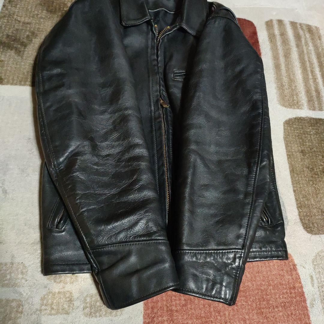 良品人気SchottAT101レザー シングルジャケット３６ダメでも対応有！